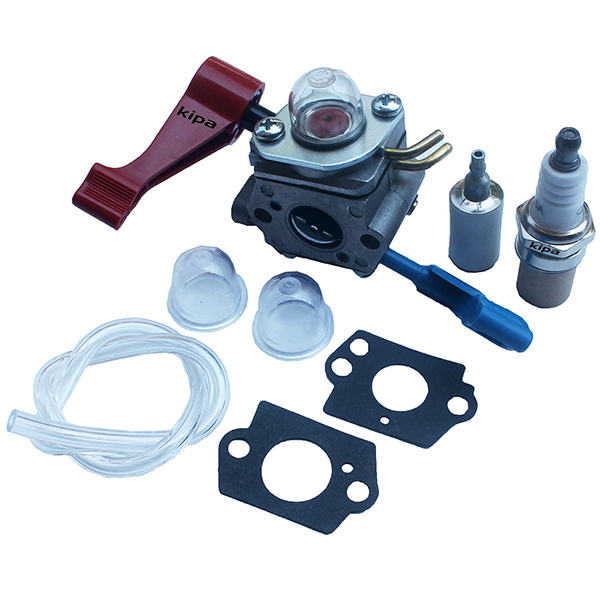 686560904493-KIPA Carburetor With Fuel line Spark plug Gasket kit For Poulan FL1500 FL1500LE Weedeater Sears Craftsman Leaf Blower